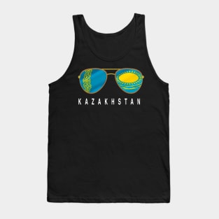 Kazakhstan Sunglasses, Kazakhstan Flag, Kazakhstan gift ,  Kazakhstani , Tank Top